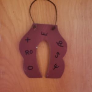 Western brand wood set of 4